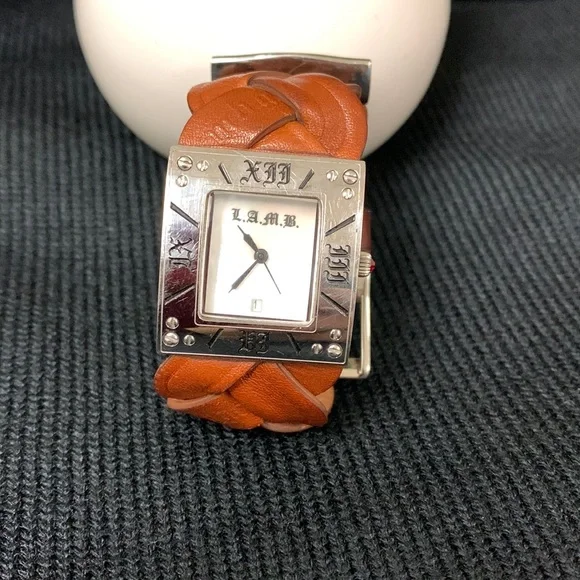 L.A.M.B. | Accessories | Lamb Braided Leather Watch | Poshmark display picture 1
